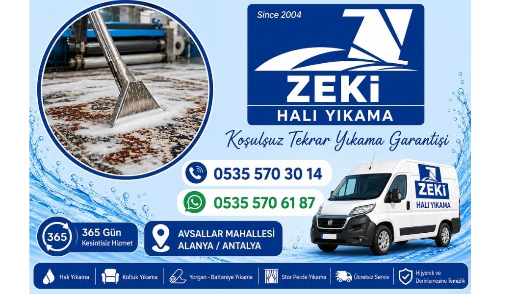 Alanya Avsallar Mahallesi Halı Yıkama